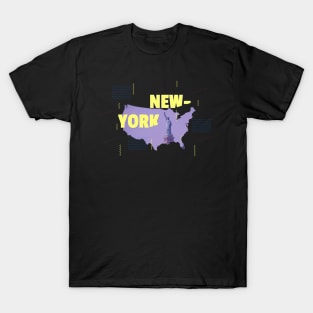 Colorful New York T-Shirt